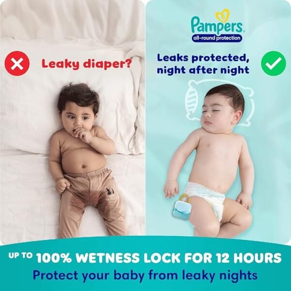 Pampers Pants Style Baby Diapers, Large size (L)