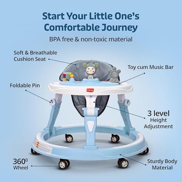 LuvLap 360° Joy Baby Walker for 9+ Months |