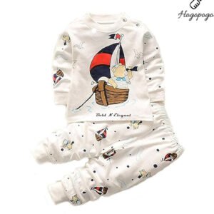 HOGOPOGO Elegant Baby Boys Cotton Solid - Be Bold Inside & Elegant Outside Tshirt Pant Set