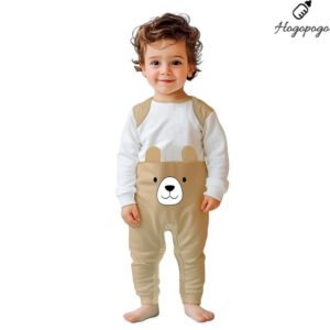 HOGOPOGO 100% Full Sleeve Cotton Baby Rompers Bodysuit Jumpsuit for New Born Baby Boy's & Girl's