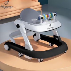 HOGOPOGO Baby Walkers for 6-24 Month Baby Boy Girl/Walker for Kids for 1 Years with Adjustable Height, Musical Tray/WalkerBaby with Brakes Prevant from...