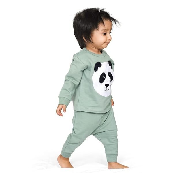 HOGOPOGO Unisex Cotton Fleece Full Sleeve Track Suit for Boys & Girls