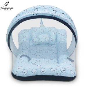 HOGOPOGO Baby Mosquito Net Bed with Pillow | Half-Openable | Koala Print | Cotton