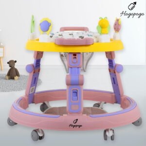HOGOPOGO Walker with Anti-Fall Tech & Parent Control | 3 Level Height Adjustment with Sun Protector | Gift for Kids Brand: BUNNIE