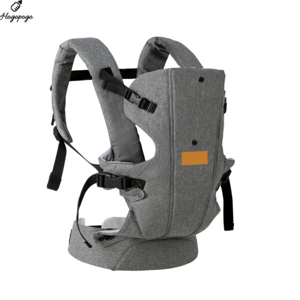 HOGOPOGO Ergonomic Baby Carrier | Face-in & Face-Out | Front & Back Carry | 0–1Y | Grey