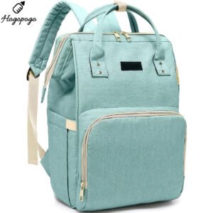HOGOPOGO Classic Diaper Bag for Mothers – Water-Resistant with Insulated Pockets (Green)