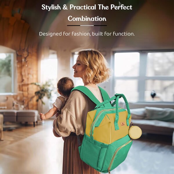 HOGOPOGO Baby Bag for Mother Travel – Waterproof Maternity Bag with Insulated Pockets (30L)