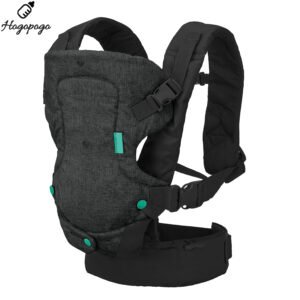 HOGOPOGO Flip Advanced 4-in-1 Convertible Baby Carrier – Gray | One Size Fits All